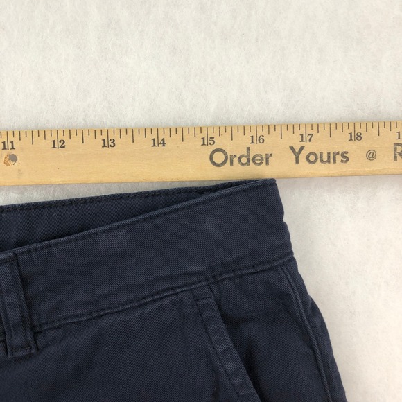 Ash and Erie Mens 33 Navy Blue Cotton Elastane Chino Shorts - Picture 6 of 12